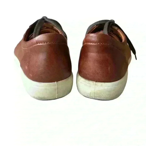 Ecco Shoes Men’s Size 7 Brown Leather Lace Up - Picture 5 of 9